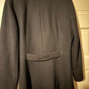 Elegant Black Pea Coat for Women